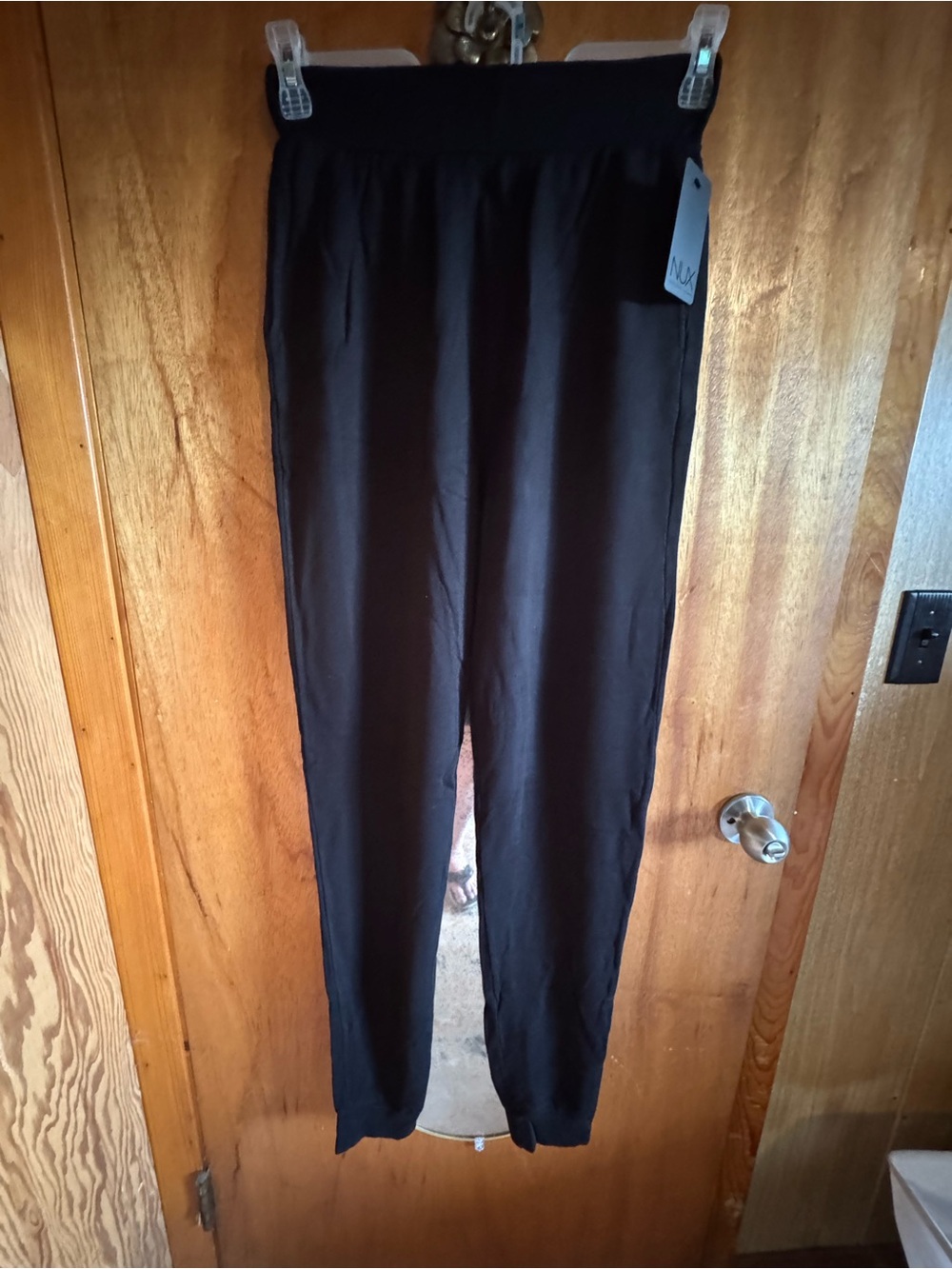 NUX Sunday Sweat Black Joggers NWT